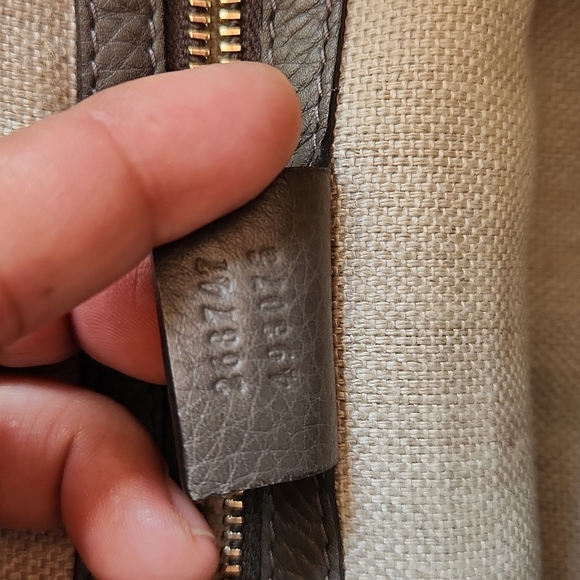 GUCCI GREENWICH SHOULDER BAG GREY MEDIUM - Picture 12 of 13